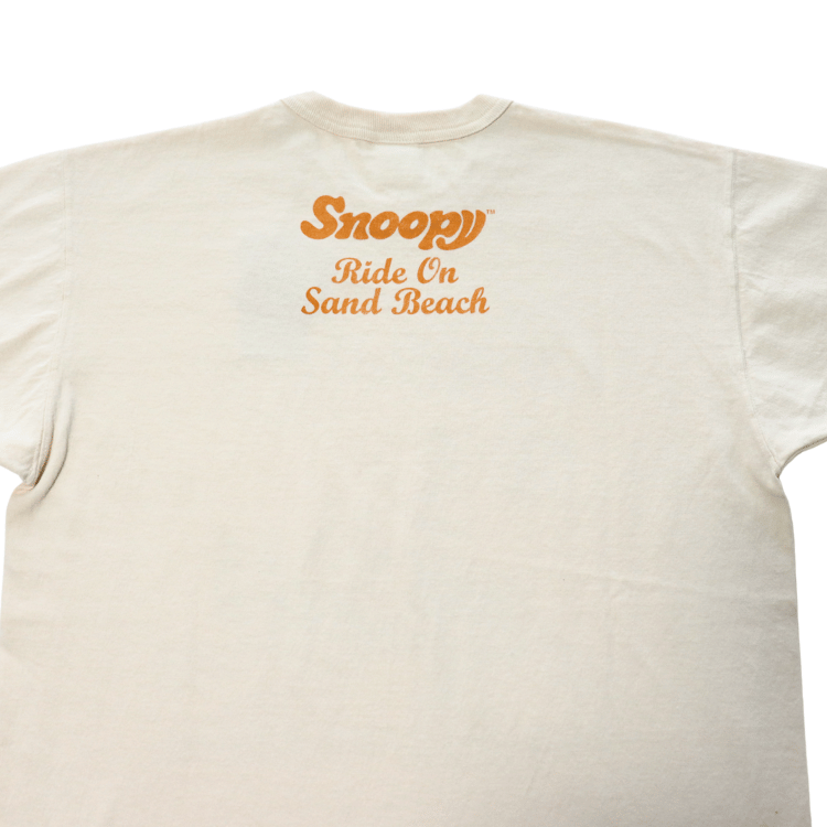 TOYS McCOY トイズマッコイ TMC2525 SNOOPY TEE "RIDE ON SAND BEACH" 半袖Tシャツ スヌーピー