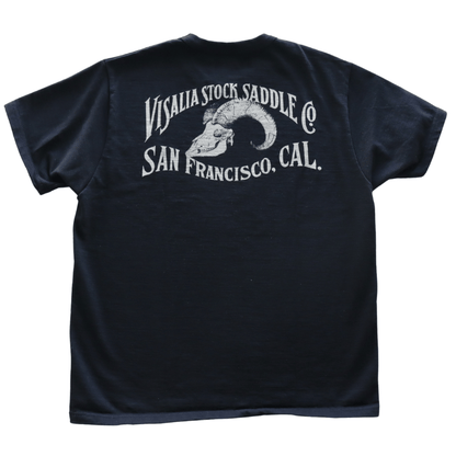 DELUXEWARE デラックスウエア DXTS-2601 SADDLE サドル プリントTシャツ 半袖Tシャツ 最高強度Tシャツ 最高品質 DXTシリーズ ヘビーウエイト 純国産品