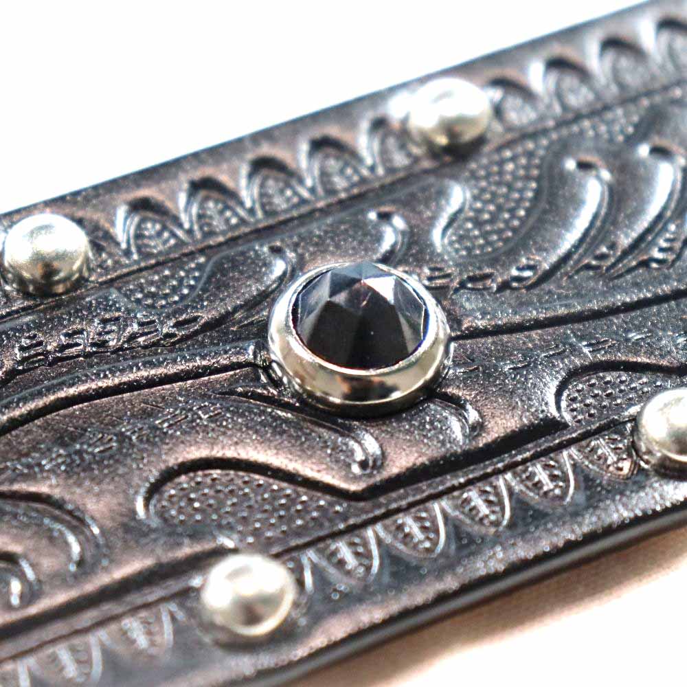 ATTRACTIONS アトラクションズ × ACE WESTERN BELTS Special Collaboration Belts  エースウエスタンベルト スペシャルコラボレーションベルト A20032 スタッズベルト