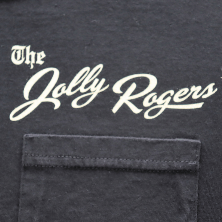 BUZZ RICKSON'S BR79711 S/S POCKET T-SHIRT "JOLLY ROGERS" Pocket T-shirt Jolly Rogers Short-sleeved T-shirt T-shirt Military T-shirt Printed T-shirt