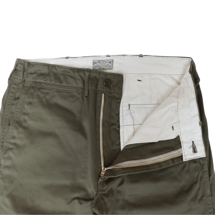 BUZZ RICKSON'S BR40025 ORIGINAL SPEC. CHINOS (ONE WASH)
