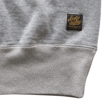 DELUXEWARE デラックスウエア S106-00 OPEN NECK オープンネック ヘンリーネック スウェット 20oz HEAVY KNIT