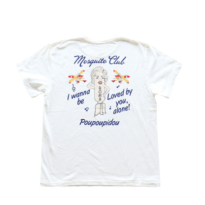 BUZZ RICKSON'S BR79758 S/S POST EXCHANGE T-SHIRT MOSQUITO CLUB Short Sleeve T-Shirt Military Marilyn Monroe