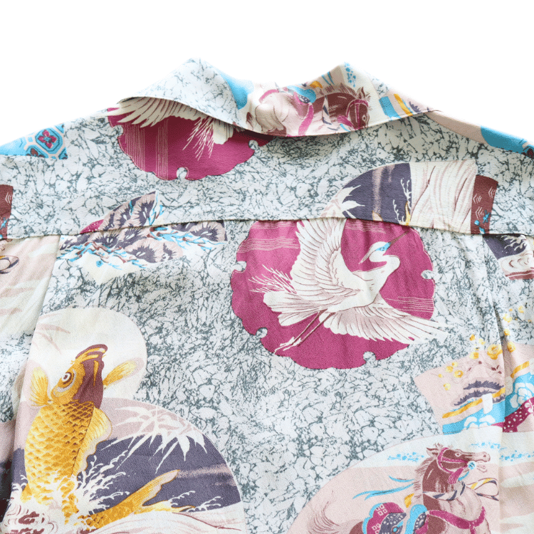SUN SURF サンサーフ SS39614 S/S RAYON HAWAIIAN SHIRT “JAPANESE