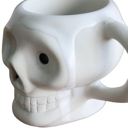 ATTRACTIONS x Hasami Ware A20033W Skull Mug White Mug Skull Skull Mug Hasami Ware Limited Edition Pottery Ceramic Stone Interior Stylish