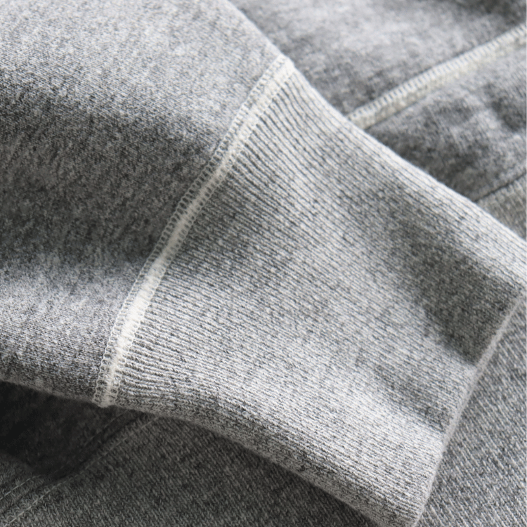 RAGGY GP-01 Loopwheel Knit Hoodies, Sweatshirt with Pockets and Raglan Sleeves