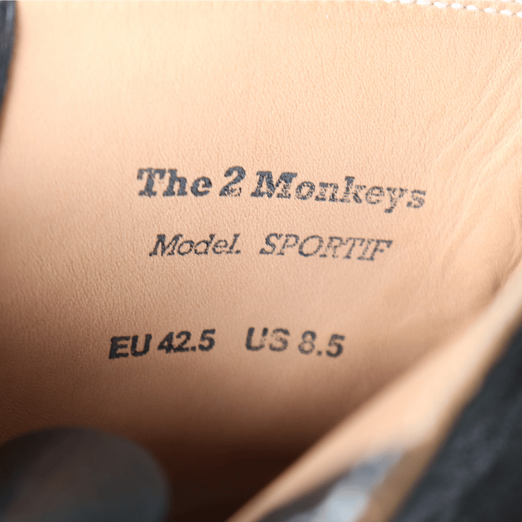 The 2 Monkeys ２モンキーズ TM72924 Sportif スポルティフ Black Calf フレンチビンテージテイスト モカシン型ブーツ jelado ジェラード 別ブランド