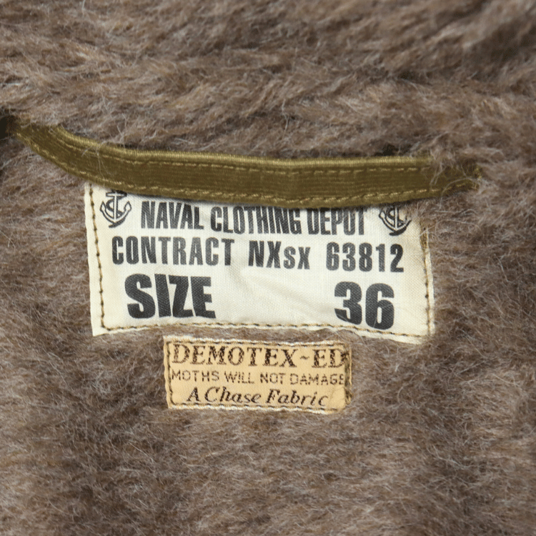 BUZZ RICKSON'S バズリクソンズ BR15766 Type N-1 Khaki NAVAL CLOTHING DFPOT DEMOTEX-ED STENCIL MIDWAY N-1 デッキジャケット ミリタリー カーキモデル ステンシル