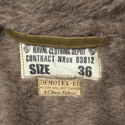 BUZZ RICKSON'S バズリクソンズ BR15766 Type N-1 Khaki NAVAL CLOTHING DFPOT DEMOTEX-ED STENCIL MIDWAY N-1 デッキジャケット ミリタリー カーキモデル ステンシル