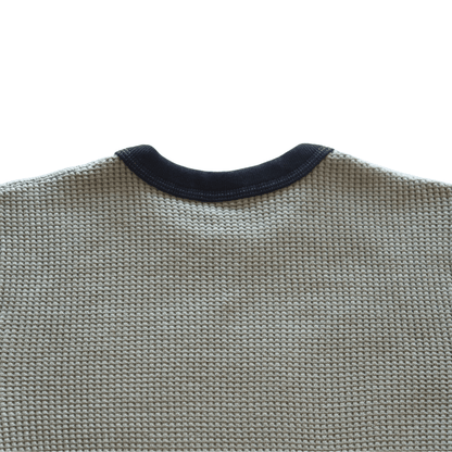 JELADO ジェラード AB23210 Mega Thermal Crew Neck 2tone メガサーマル クルーネック ツートン Tシャツ トップス 長袖 ミリタリー 防寒 保温 サーマルワッフル