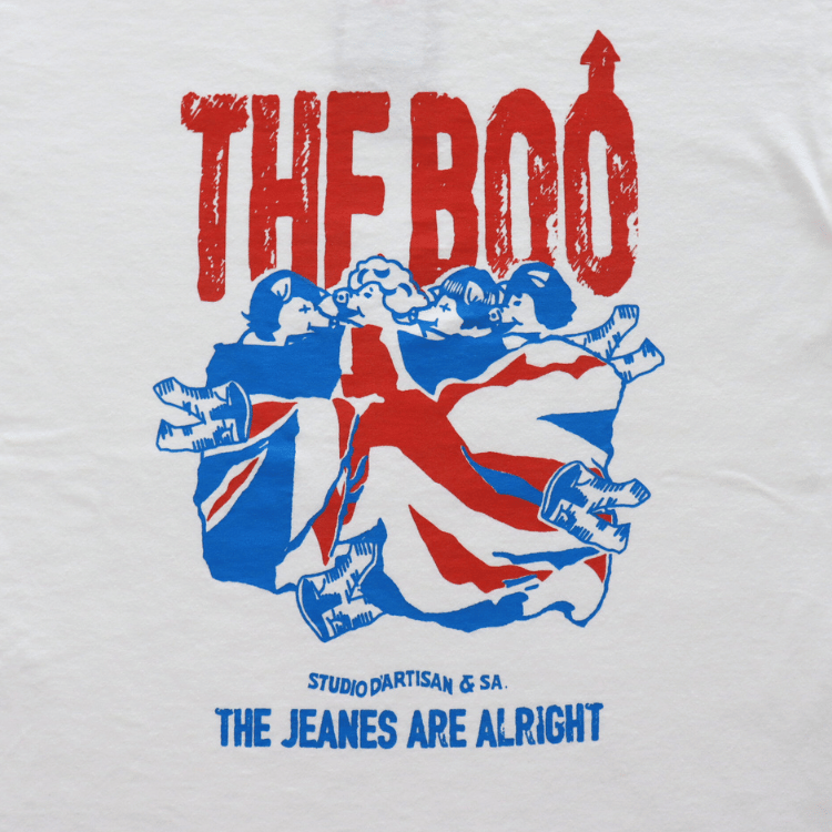 STUDIO D'ARTISAN 8212A USA Cotton Print T-Shirt, Men's Short Sleeve American Casual T-Shirt, Made with US Cotton, Parody of the Dalci Pig Series