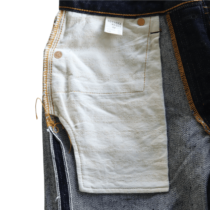 SAMURAI JEANS サムライジーンズ S0710XX-WASHI 15oz 和紙セルビッチデニム  細身ストレート 限定 シリアルナンバー入り
