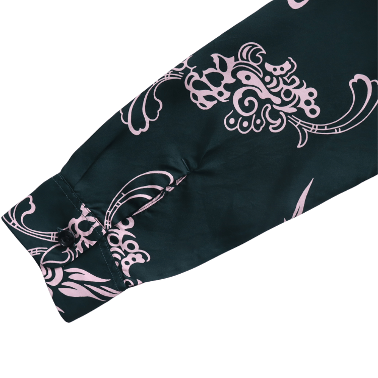 SUN SURF SS29601 L/S RAYON ALOHA SHIRT '26Model INCARNATION OF GOD Rayon Aloha Shirt Hawaiian Shirt Long-sleeved Shirt