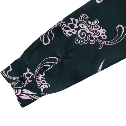 SUN SURF SS29601 L/S RAYON ALOHA SHIRT '26Model INCARNATION OF GOD Rayon Aloha Shirt Hawaiian Shirt Long-sleeved Shirt