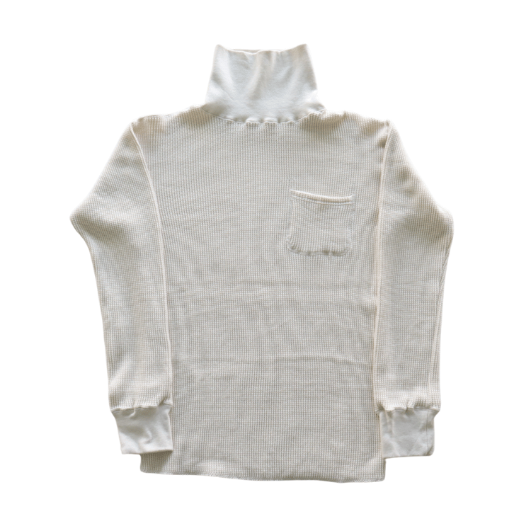 CUSHMAN クッシュマン 26380 BIG WAFFLE TURTLE NECK ビッグワッフルタートルネック 長袖