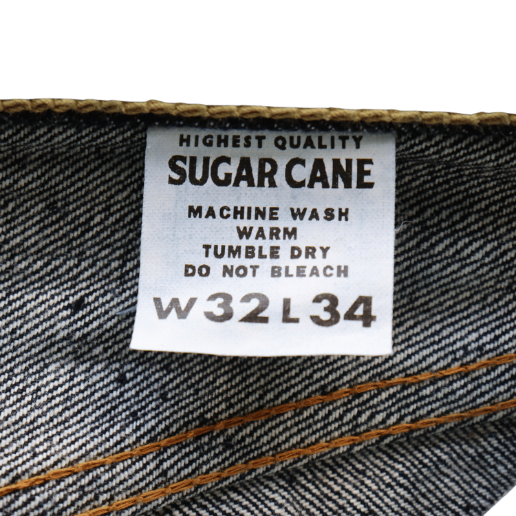 SUGAR CANE シュガーケーン SC42025 13oz. DENIM WAIST OVERALLS 2025 MODEL (WIDE LEG) 13オンス デニム ウエストオーバーオールズ 2025年モデル Gパン デニムパンツ ワイド