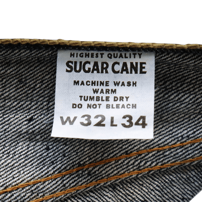 SUGAR CANE シュガーケーン SC42025 13oz. DENIM WAIST OVERALLS 2025 MODEL (WIDE LEG) 13オンス デニム ウエストオーバーオールズ 2025年モデル Gパン デニムパンツ ワイド