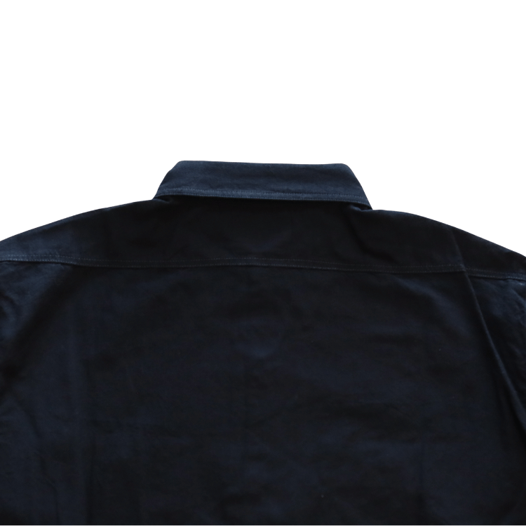 BUZZ RICKSON'S バズリクソンズ BR29143 WILLIAM GIBSON COLLECTION BLACK CHAMBRAY WORK SHIRTS  ウィリアム・ギブソン コレクション ブラックシャンブレーワークシャツ 長袖シャツ ワークシャツ ミリタリーシャツ ヴィンテージ  復刻 U.S.NAVY 米海軍 ユーティリティ シャツ