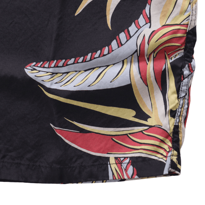 DELUXEWARE AL-20S BIRD OF PARADISE Hawaiian Shirt, Aloha Shirt, Short Sleeve Shirt, Border Pattern