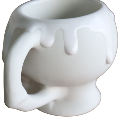 ATTRACTIONS x Hasami Ware A20033W Skull Mug White Mug Skull Skull Mug Hasami Ware Limited Edition Pottery Ceramic Stone Interior Stylish