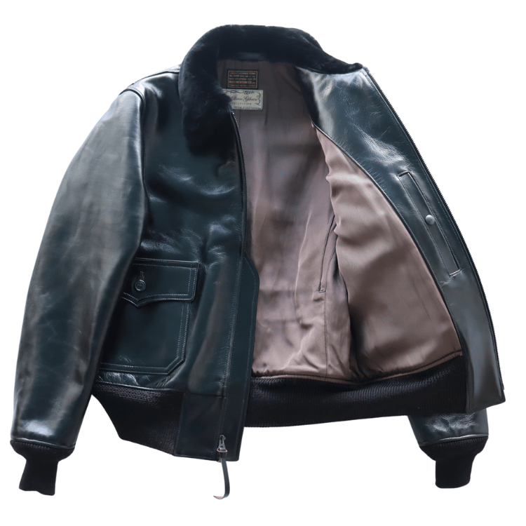 BUZZ RICKSON'S バズリクソンズ BR80655 WILLIAM GIBSON COLLECTION Type BLACK AN-J-3A HORSEHIDE MODELウィリアムギブソンコレクション ブラックAN-J-3A ホースハイドモデル