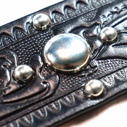 ATTRACTIONS アトラクションズ × ACE WESTERN BELTS Special Collaboration Belts  エースウエスタンベルト スペシャルコラボレーションベルト A20032 スタッズベルト