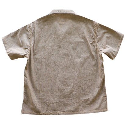 Mister Freedom ミスターフリーダム SC39669 Beige Chambray”WATERTOWN”Shirt ベージュシャンブレー ”ウォータータウン”シャツ 半袖シャツ メンズ シャンブレーシャツ