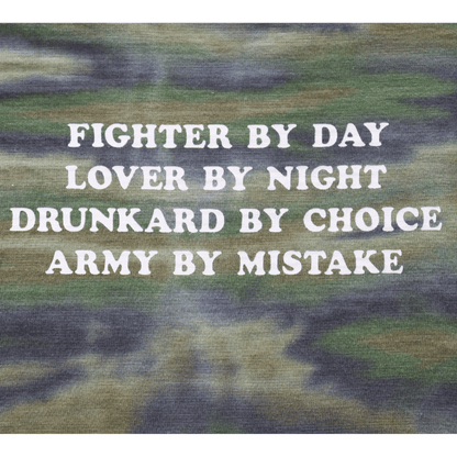 BUZZ RICKSON'S BR79733 S/S TIE DYE CAMOUFLAGE SLUB T Tie-Dye Camouflage Slub T-shirt Short-sleeved Tie-Dye Camouflage-style