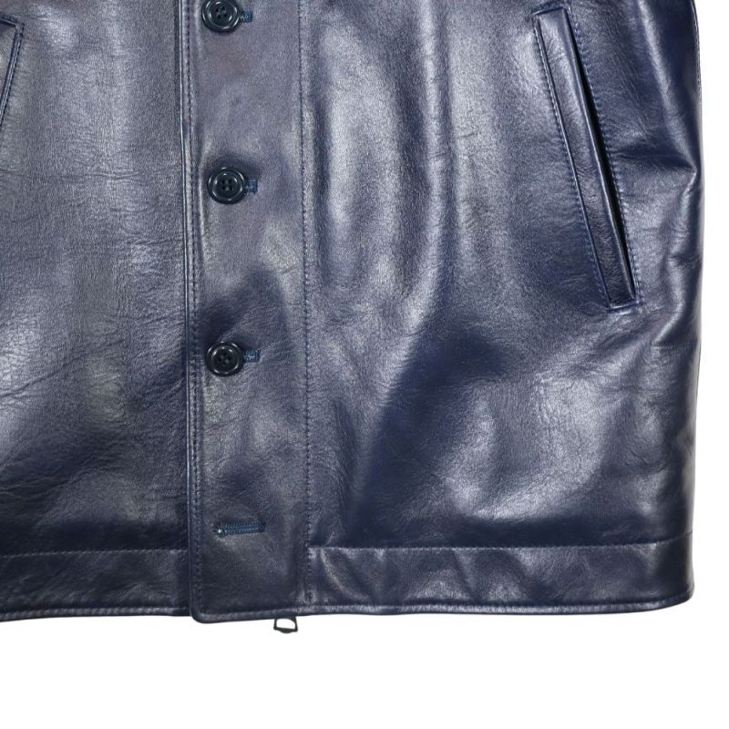 Y'2 LEATHER ワイツーレザー IN-1 INDIGO HORSE N-1 LININGCOLLAR MOUTON ALPACA & WOOL typeN-1 インディゴホース ムートン