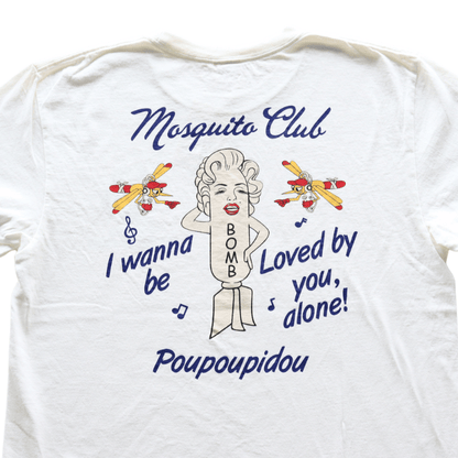 BUZZ RICKSON'S BR79758 S/S POST EXCHANGE T-SHIRT MOSQUITO CLUB Short Sleeve T-Shirt Military Marilyn Monroe