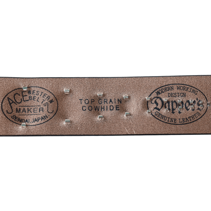DAPPER'S ダッパーズ × ACE WESTERN BELTS Lot.1792 GO From Tokyo Design Studs Belt Made by ACE WESTERN BELTS  エースウエスタンベルト スタッズベルト