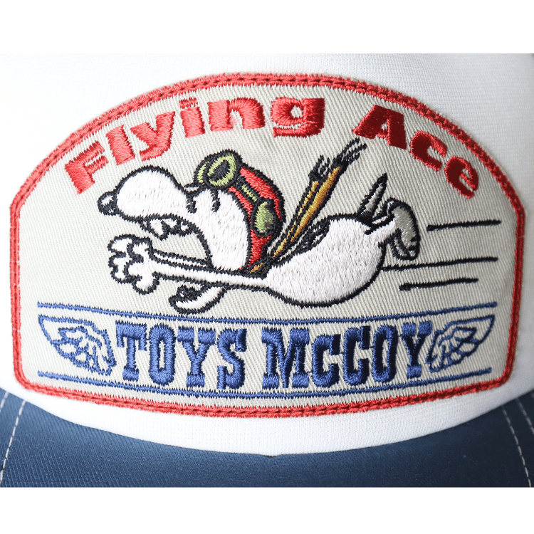 TOYS McCOY トイズマッコイ TMA2525 MESH CAP SNOOPY "FLYING ACE" メッシュキャップ スヌーピー フライングエース