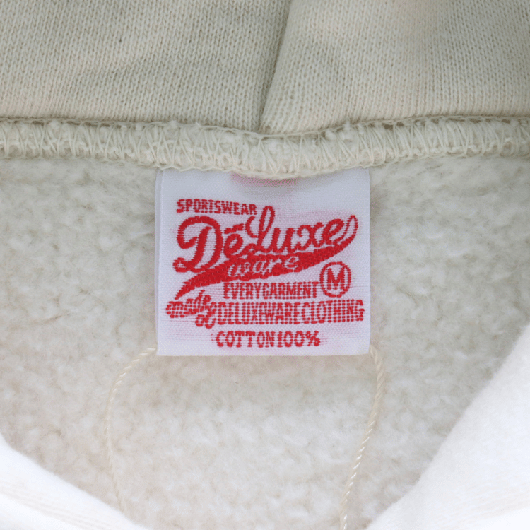 DELUXEWARE デラックスウエア LPL-07 NORTH EAST 14ozミディアムニットパーカ 旧式吊編機 S204/LPLシリーズ