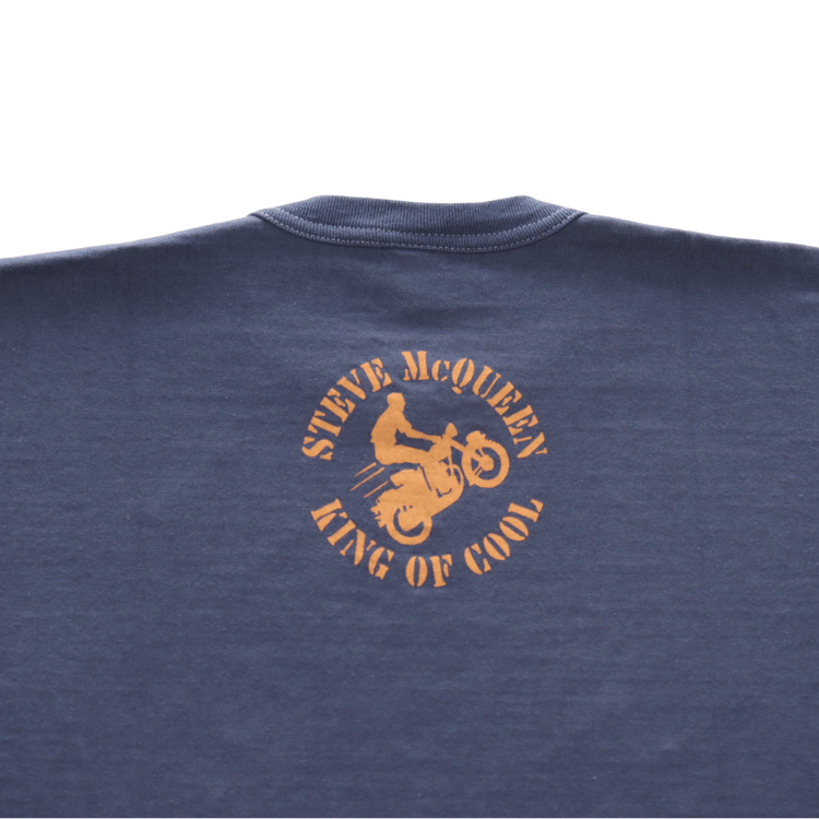 TOYS McCOY TMC2605 STEVE McQUEEN TEE "KING OF COOL-ER KING" Short Sleeve T-shirt Print T