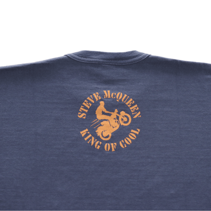 TOYS McCOY TMC2605 STEVE McQUEEN TEE "KING OF COOL-ER KING" Short Sleeve T-shirt Print T