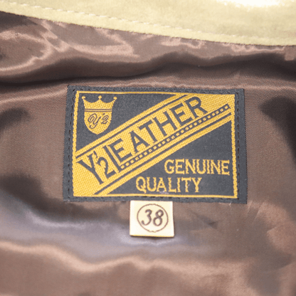 Y'2 LEATHER ワイツーレザー HSB-140-T-SE HORSE ROUGHOUT WWII TYPE JEAN JACKET ~ Spring Edition ~ ホーススエード 大戦モデル春限定カラー Gジャン ラフアウトレザー