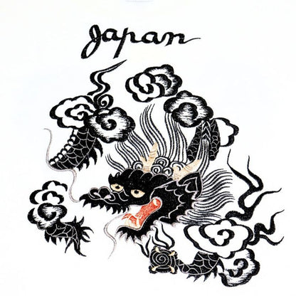TAILOR TOYO テーラー東洋 TT79388 SUKA T-SHIRT EMBROIDERED FLOATING DRAGON スカT
