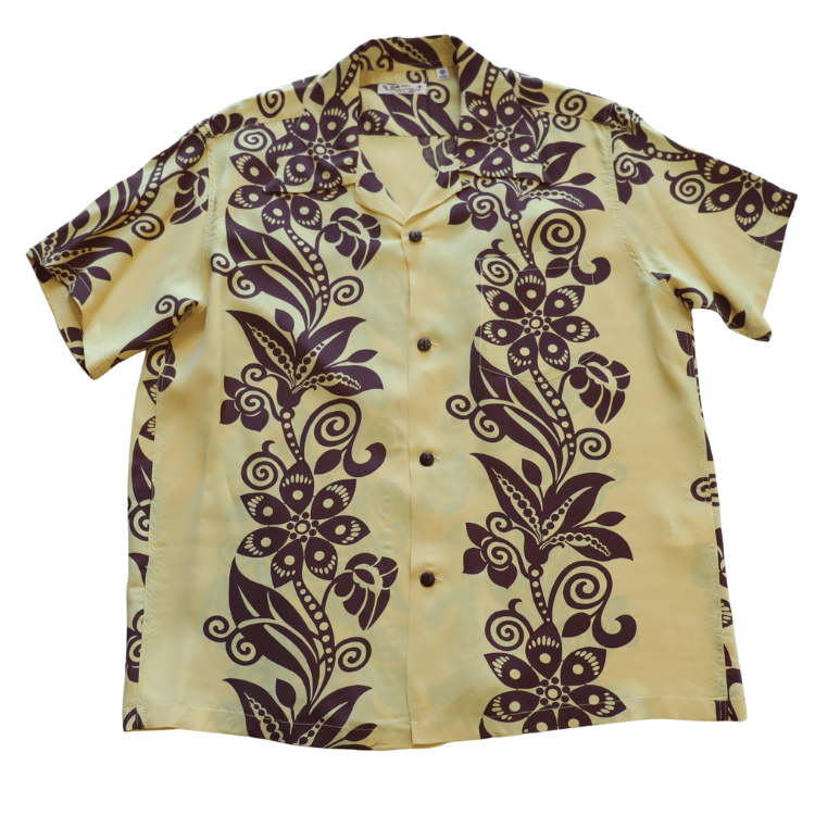 SUN SURF SS39616 S/S RAYON HAWAIIAN SHIRT "PICTOGRAPH FLOWER" Rayon Hawaiian Shirt, Pictograph Flower, Hawaiian Shirt, Aloha Shirt, Hawaiian Flowers, Short Sleeve Shirt