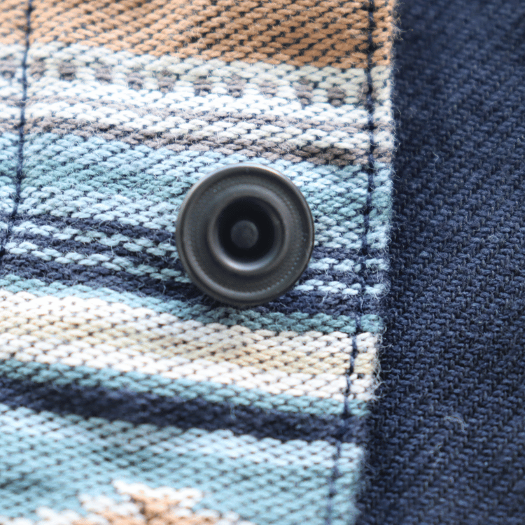 DELUXEWARE デラックスウエア 7649C NATIVE BORDER ネイティブボーダー ヘビーネルシャツ