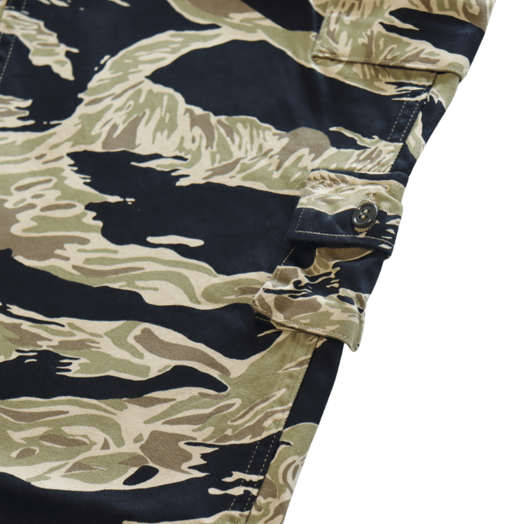 BUZZ RICKSON'S BR42502 GOLD TIGER STRIPE TROUSERS SHORT LENGTH Cargo Pants Camouflage Tiger Camo
