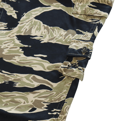 BUZZ RICKSON'S BR42502 GOLD TIGER STRIPE TROUSERS SHORT LENGTH Cargo Pants Camouflage Tiger Camo