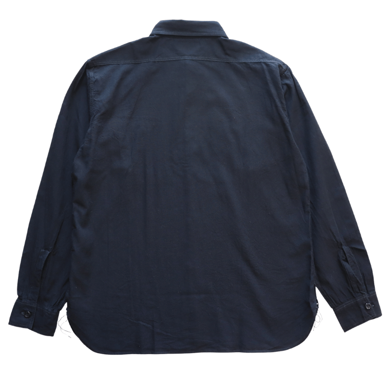 BUZZ RICKSON'S BR29143 WILLIAM GIBSON COLLECTION BLACK CHAMBRAY WORK SHIRTS Long Sleeve Military Shirt U.S.NAVY