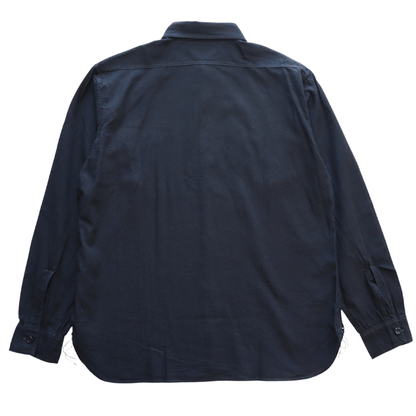 BUZZ RICKSON'S BR29143 WILLIAM GIBSON COLLECTION BLACK CHAMBRAY WORK SHIRTS Long Sleeve Military Shirt U.S.NAVY