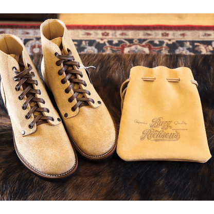 BUZZ RICKSON'S バズリクソンズ BR02877 COW SUEDE PURSE カウスエード レザーパース 巾着