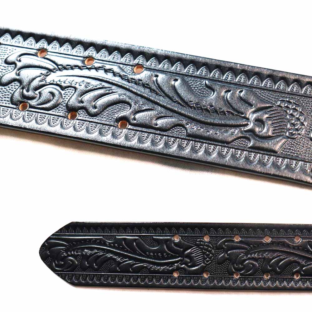 ATTRACTIONS アトラクションズ × ACE WESTERN BELTS Special Collaboration Belts  エースウエスタンベルト スペシャルコラボレーションベルト A20032 スタッズベルト