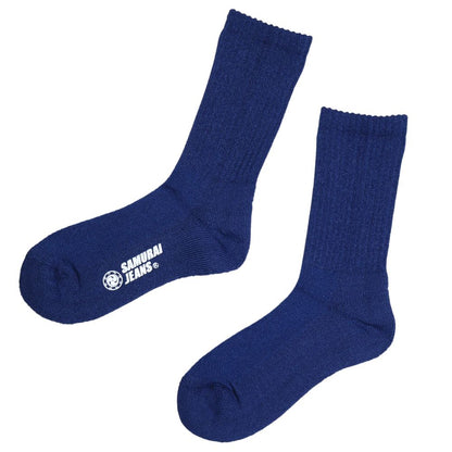 SAMURAI JEANS サムライジーンズ SJK24-WASHI ロゴプリント 和紙ソックス 靴下