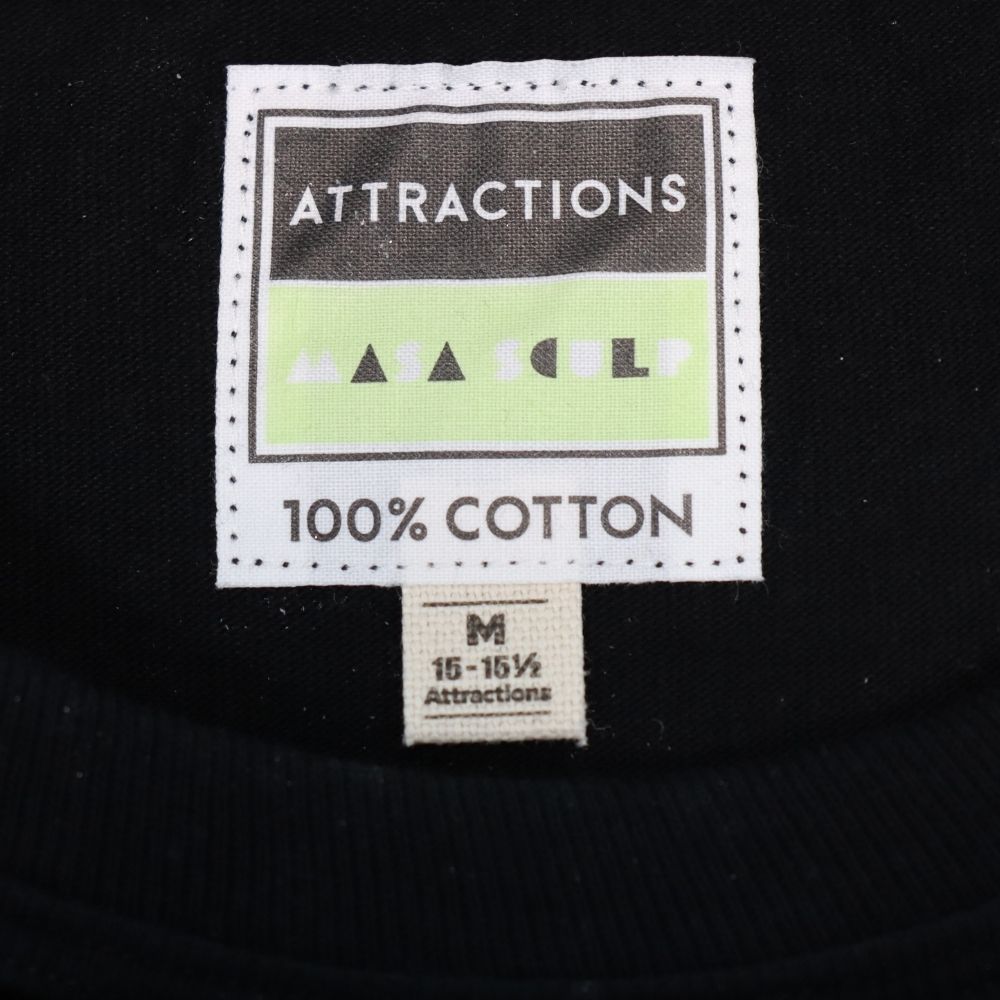 ATTRACTIONS アトラクションズ × MASA SCULP AM0006 マサスカルプ コラボ デザイン プリントTシャツ Biltbuck Boots Sole Tee