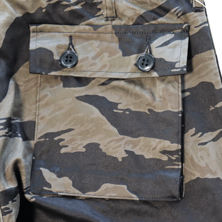 BUZZ RICKSON'S バズリクソンズ BR42594 WILLIAM GIBSON COLLECTION BLACK TIGER PATTERN TROUSERS OVER DYE ウィリアムギブソンコレクション ブラックタイガーパターン トラウザーズ