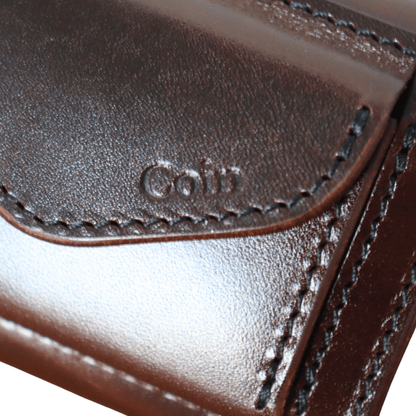 池之端銀革店 Dual DCr-1040 サドルプルアップ コンパクトウォレット ミニ財布