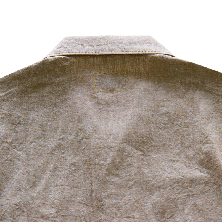 Mister Freedom ミスターフリーダム SC39669 Beige Chambray”WATERTOWN”Shirt ベージュシャンブレー ”ウォータータウン”シャツ 半袖シャツ メンズ シャンブレーシャツ